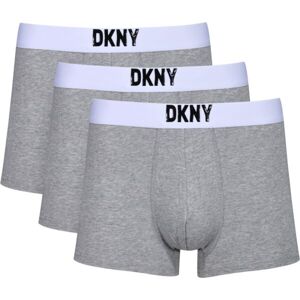 DKNY LAWRENCE Pánské boxerky, šedá, velikost