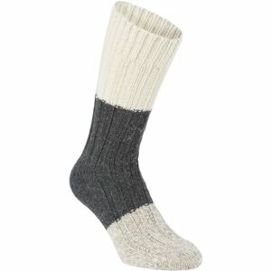 NATURA VIDA CHUNKY WOOL Pánské ponožky, tmavě šedá, velikost