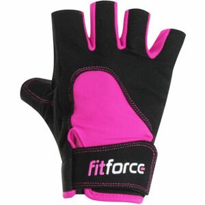 Fitforce K8 Dámské fitness rukavice, růžová, velikost